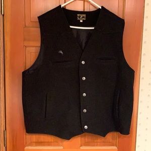 Wyoming Trading XXL button down wool vest
